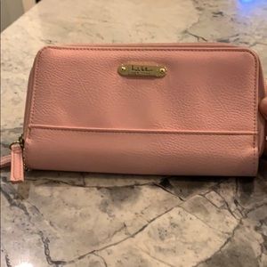 nicole miller pink wallet
